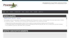 Desktop Screenshot of pinebrookmasterassn.org